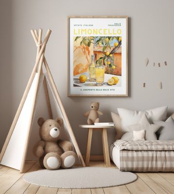 Limoncello, Aquarell, Fresh