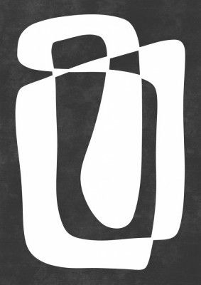 White Geometric Shape