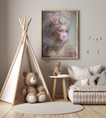 Pastel Marie Antoinette Bubble-Gum