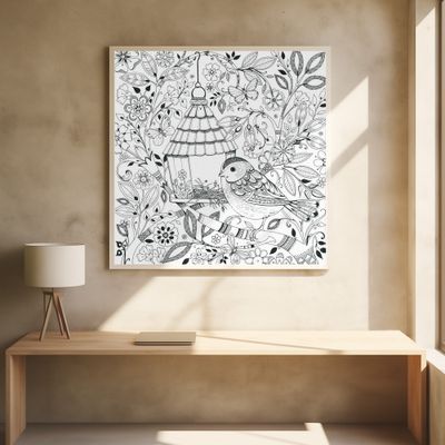 Bird House Delicate Tints