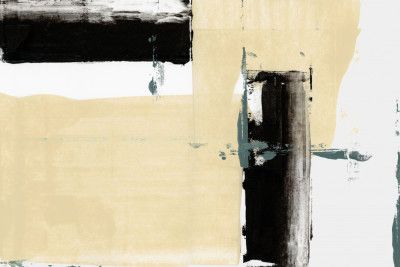 Neutral &amp; Black Art Print No 2