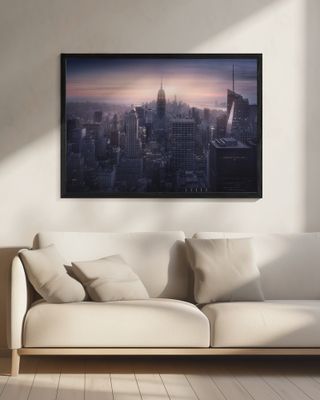 Manhattan going into the night