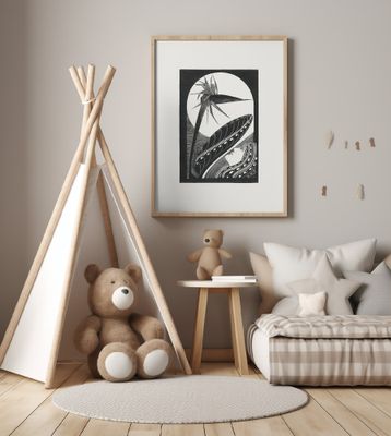 Strelitzia Overblown