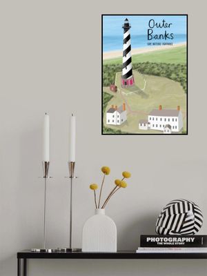 Cape Hatteras Lighthouse, Outer Banks by Artist Carla Daly