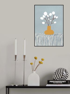 Palm Catkins with Vase