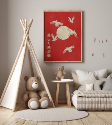 The Beautiful Flying Cranes