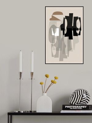 Black and White and Brown Relief 1