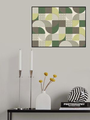 Palm Springs Desert Shapes Green