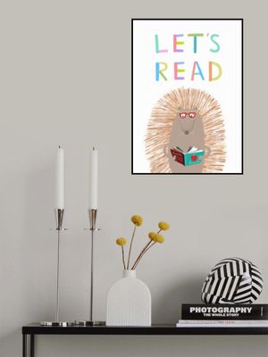 Let's Read with Cute Hedgehog by Illustrator Carla Daly