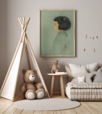 Young Woman In Profile