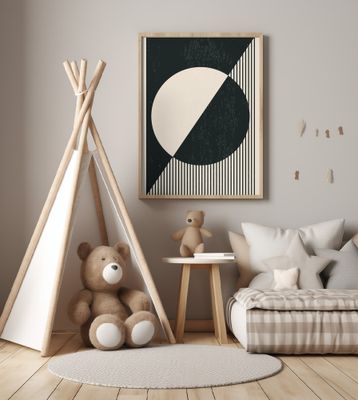 Black and White Planets Series #2