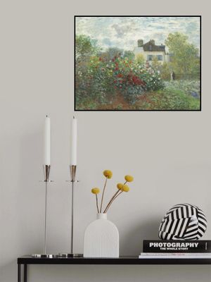 The Artist's Garden In Argenteuil, a Corner of the Garden With Dahlias (1873)