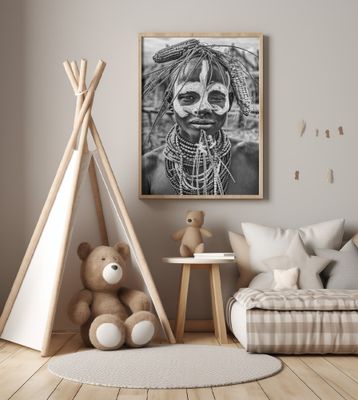 A woman of the Karo tribe (Omo Valley-Ethiopia).