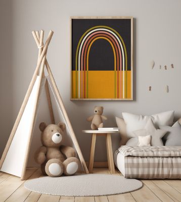 Geo Shapes Fall 21 Rainbow Arc