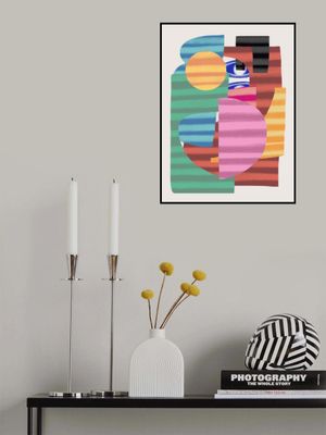 Abstract Stripe Minimal Collage 21