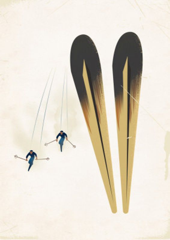 Vintage Ski Travel
