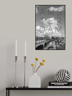 AMSTERDAM Magere Brug | Text &amp; Skyline
