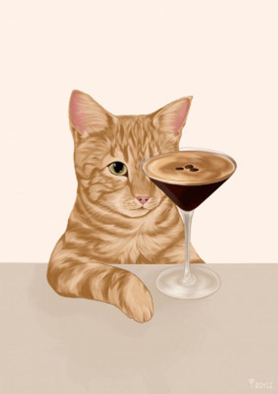 Ginger Cat with Espresso Martini Cocktail