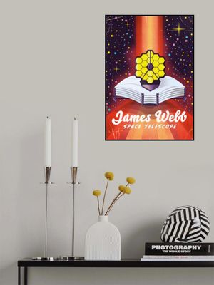 James Webb Space Telescope Vintage Space Art