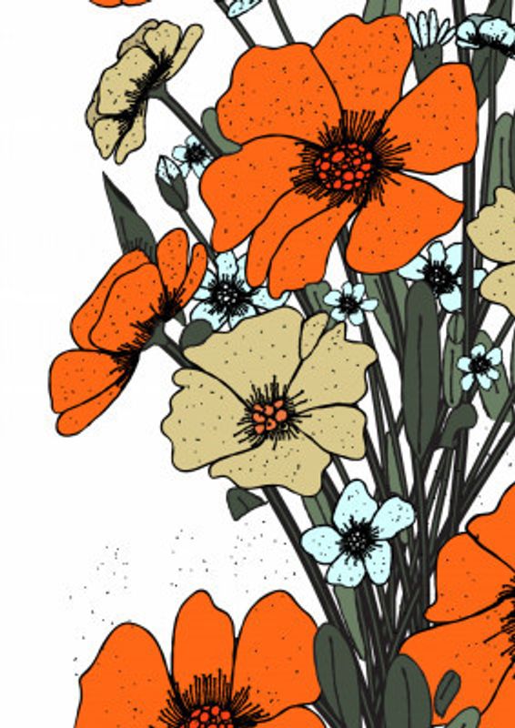 Orange Flowers