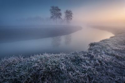 Cold &amp; Bucolic sunrise