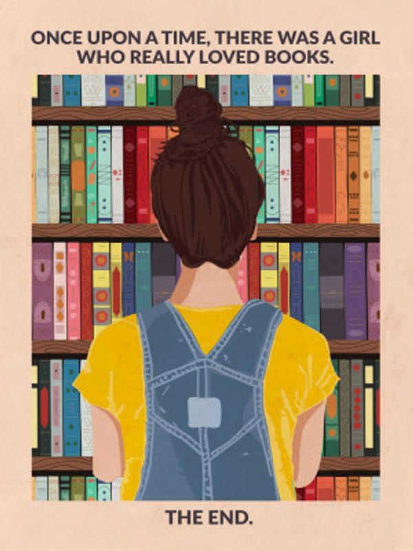 Book Girl (brunette)