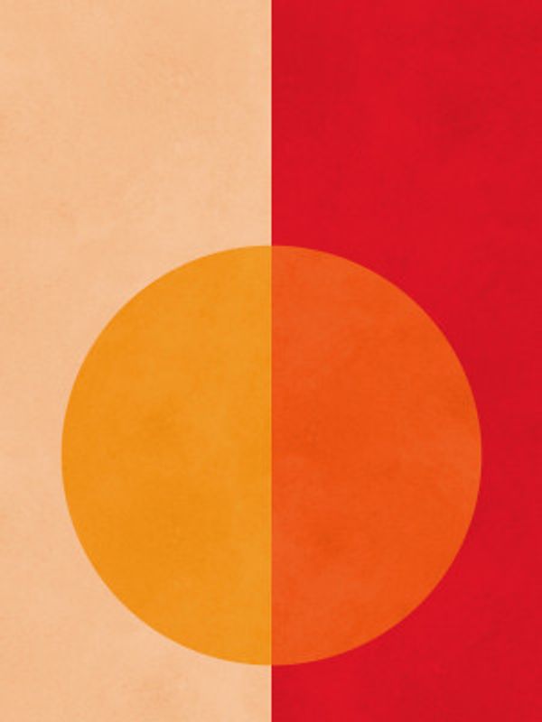 Bold Bisected Circle