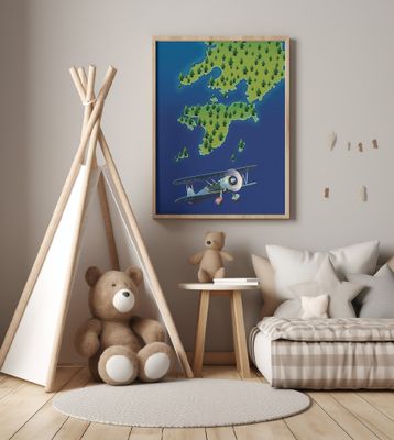 Oronsay Scotland Map