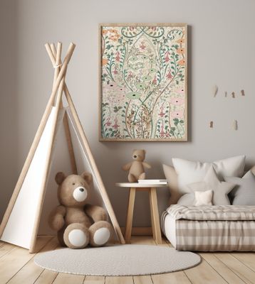 Meadow Scent Earthy Hues Pattern