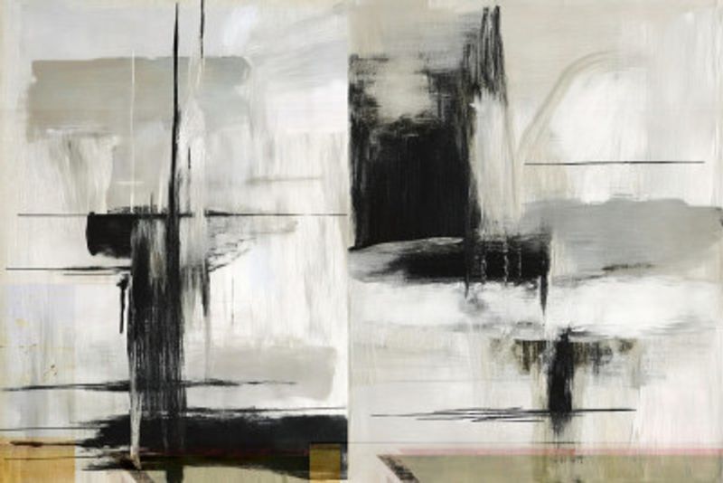 Present Future Black and White Abstract Textures 1