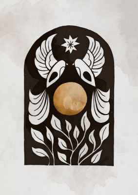 Cosmic Birds Embrace
