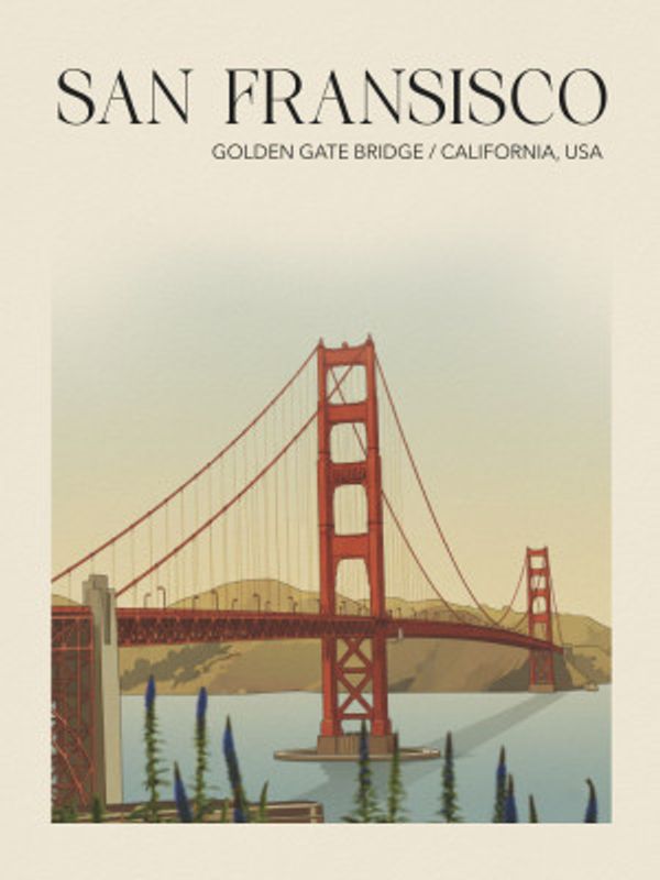 San Fransisco Travel Poster