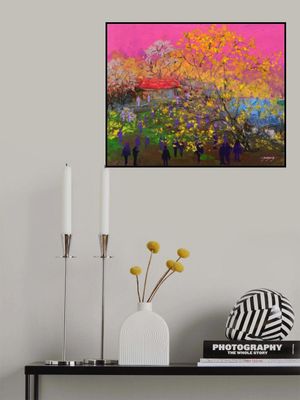 Cornus Officinalis Festival Oil On Canvas