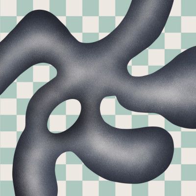 Organic Shapes With Geometric Patterns