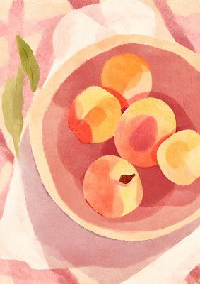 Bowl Of Peaches