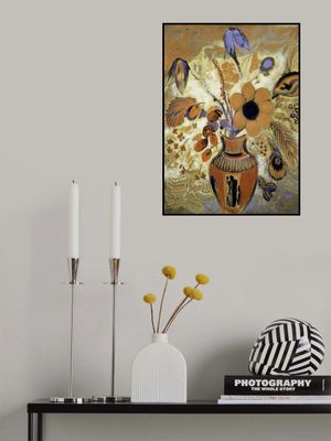 Etruscan Vase With Flowers