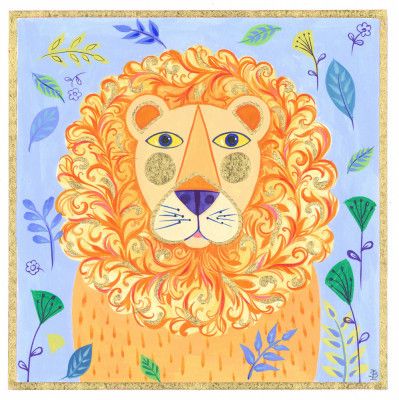 Lion In A Whimsical