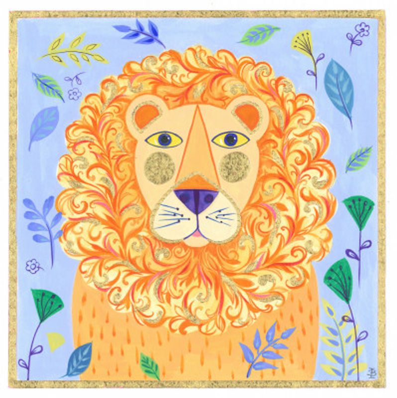 Lion In A Whimsical
