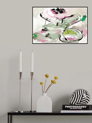 Abstract Purple Violet Pink Hues Floral 1