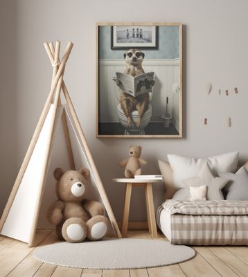 Meerkat In the Bathroom