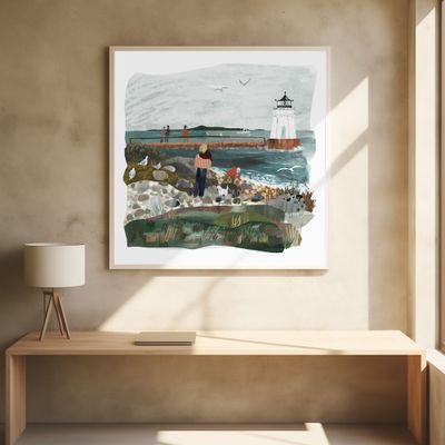 November Day, Bug Light, Maine Lighthouse