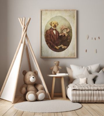 Victorian-style Portrait Couple