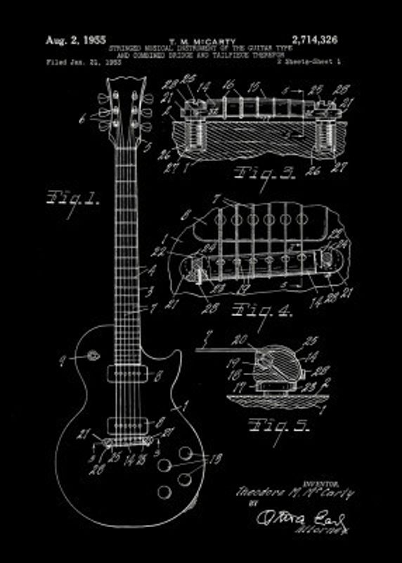 Electric Guitar Patent 1955