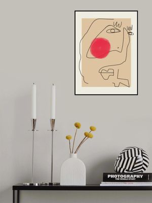 Red Cheek Reflection