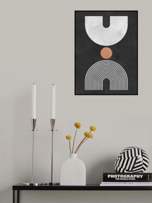 Circles on black background 6