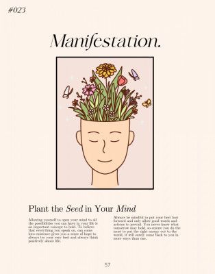 Manifestation with a serene figure