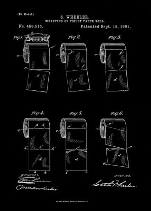 Toilet Paper Roll 2 Patent 1891