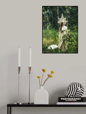 Young lady in forest