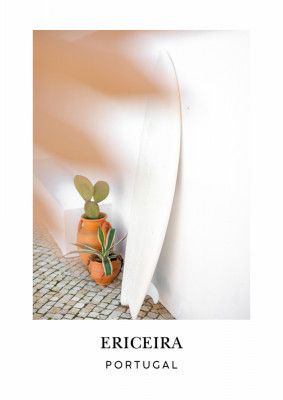 Ericeira surf Travel poster