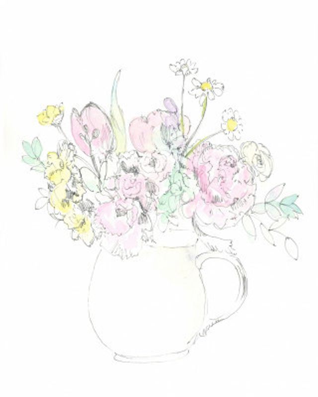 Painterly Florals  03